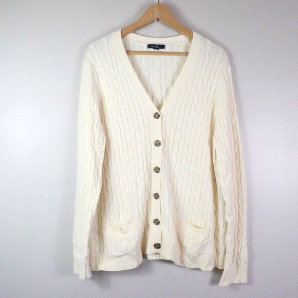 Lands End Sweater Cardigan size 1X - Picture 1 of 7